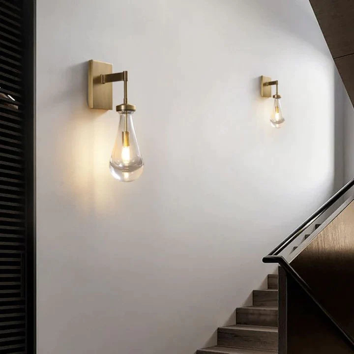Modern Luxury Raindrop Rod Sconce Modern Luxury Wall Lamp