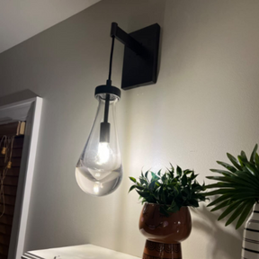 Modern Raindrop Rod Wall Sconce For Living Room, Bedroom