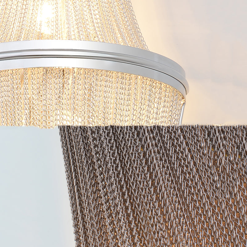 Nyasia Aluminum Chain Wall Sconce for Living Room, Kitchen, Bedroom