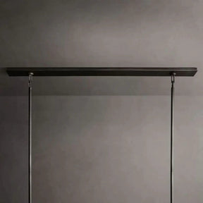 Opus Glass Rectangular Chandelier 54"