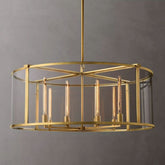 Opus Glass Round Chandelier 44"
