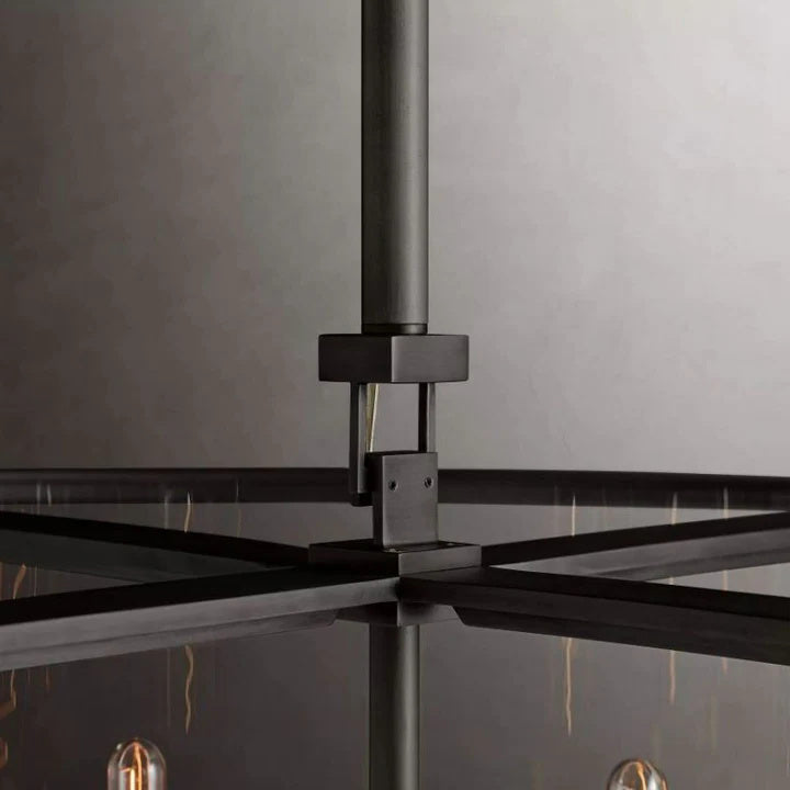 Opus Glass Round Chandelier 55"