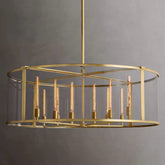 Opus Glass Round Chandelier 55"