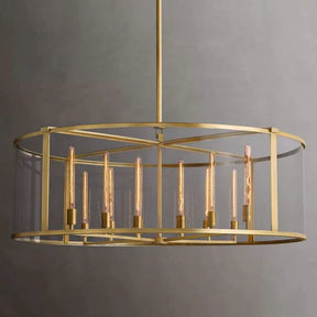 Opus Glass Round Chandelier 55"