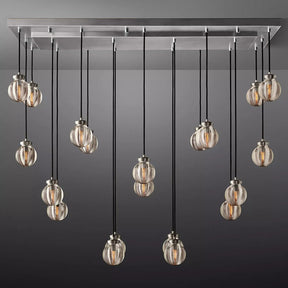 Perle Glass Linear Chandelier