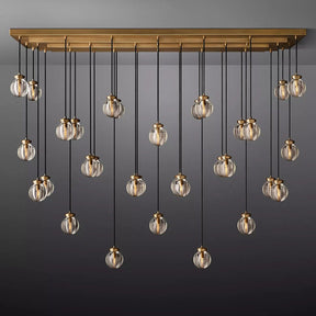 Perle Glass Linear Chandelier