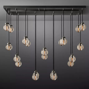 Perle Glass Linear Chandelier