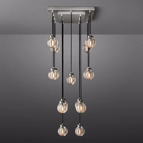 Perle Glass Linear Chandelier