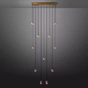 Perle Glass Linear Chandelier