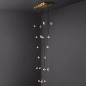 Perle Glass Linear Chandelier