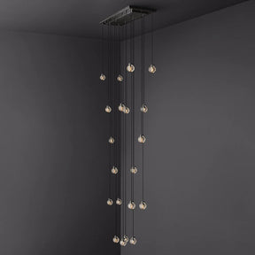 Perle Glass Linear Chandelier