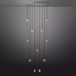 Perle Glass Linear Chandelier