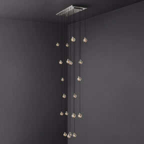 Perle Glass Linear Chandelier
