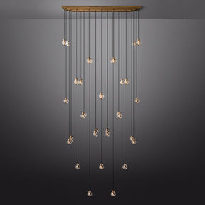 Perle Glass Linear Chandelier