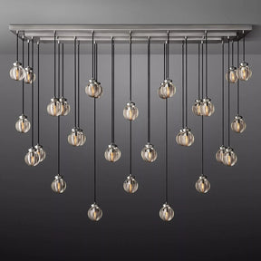 Perle Glass Linear Chandelier
