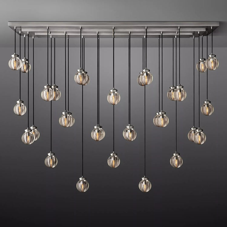 Perle Glass Linear Chandelier