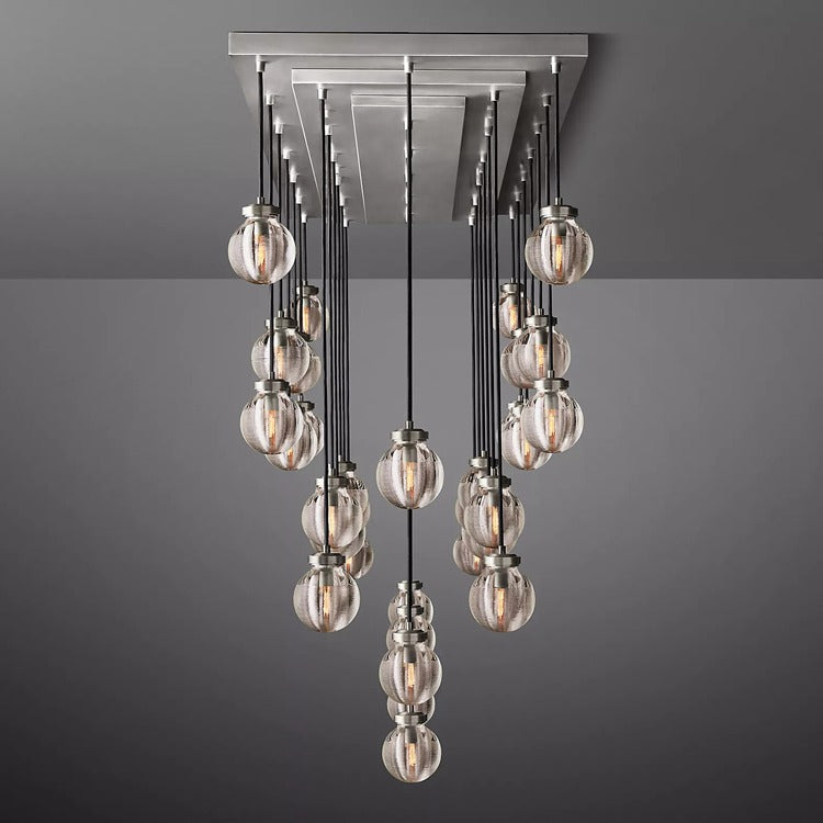 Perle Glass Linear Chandelier