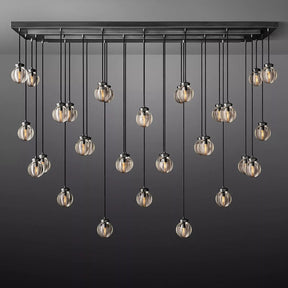 Perle Glass Linear Chandelier