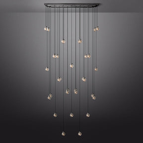 Perle Glass Linear Chandelier