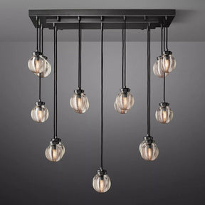 Perle Glass Linear Chandelier