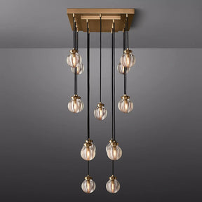 Perle Glass Linear Chandelier