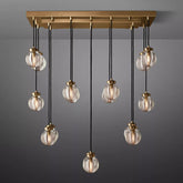 Perle Glass Linear Chandelier