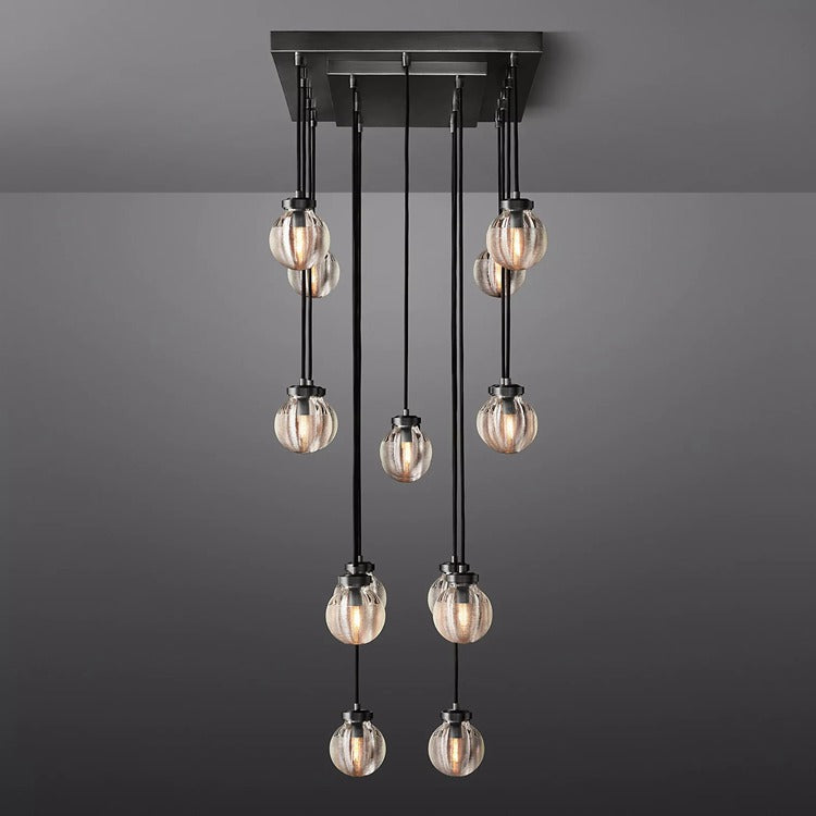 Perle Glass Linear Chandelier