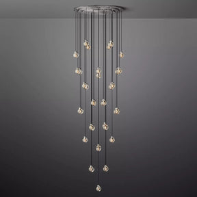 Perle Glass Round Chandelier