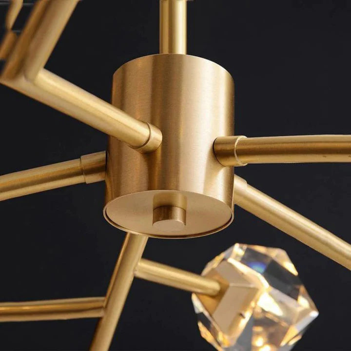 Prism Crystal Modern Chandelier