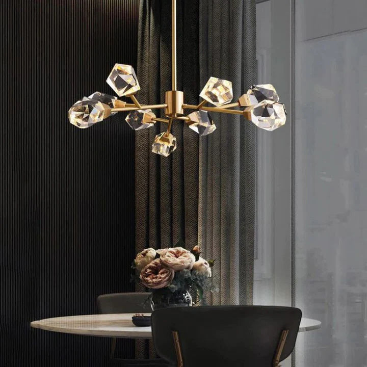 Prism Crystal Modern Chandelier