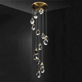 Prism Crystal Staircase Chandelier