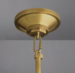 Queena Modern Machinist Glass Cylinder Pendant Light