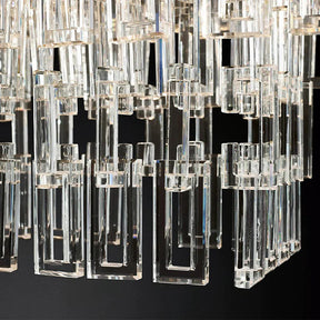 Radot 5 Tier Crystal Round Chandelier 60" for Living Room