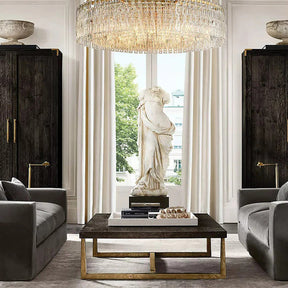 Radot Crystal Round Chandelier 60"