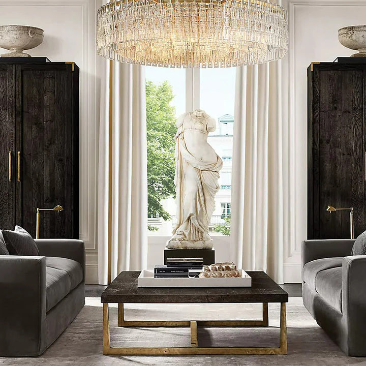 Radot Crystal Round Chandelier 60"