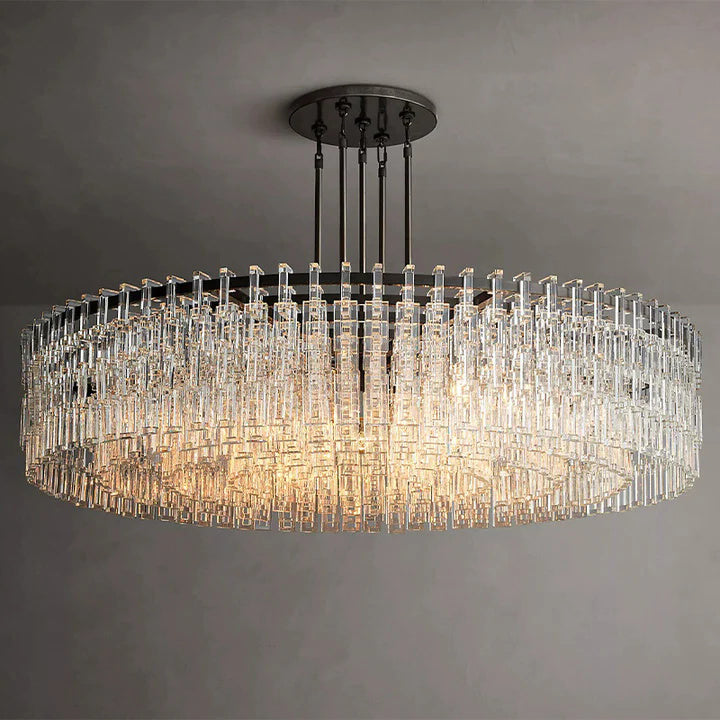 Radot Crystal Round Chandelier 60"