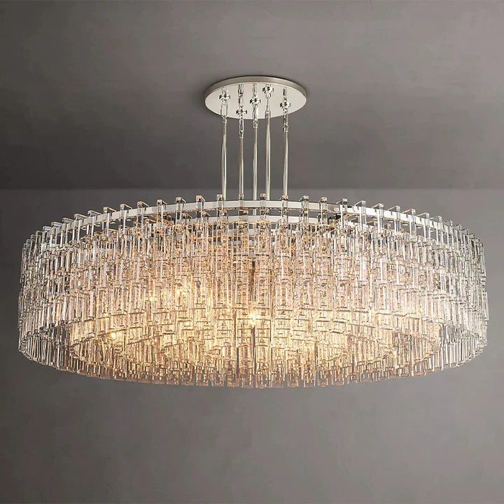 Radot Crystal Round Chandelier 60"
