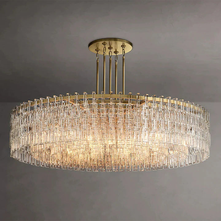 Radot Crystal Round Chandelier 60"