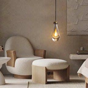 Raindrop Modern Glass Kitchen Island Pendant Light