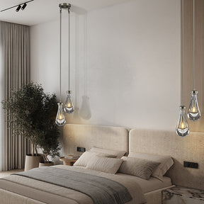 Raindrop Round Chandelier 2 Lights 5"D