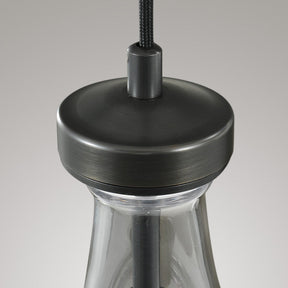 Raindrop round chandelier 8"(cord) 3-Light