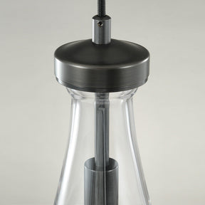 Raindrop round chandelier 8"(cord) 3-Light
