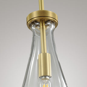 Raindrop round chandelier 8"(cord) 3-Light