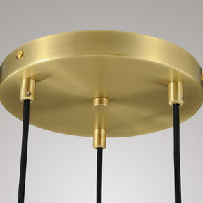Raindrop round chandelier 8"(cord) 3-Light