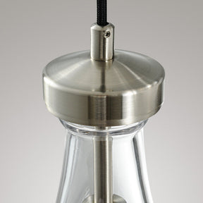 Raindrop round chandelier 8"(cord) 3-Light