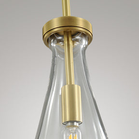 Raindrop round chandelier 8"(rod)
