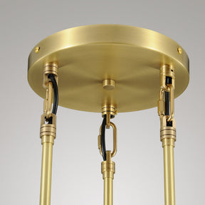 Raindrop round chandelier 8"(rod)