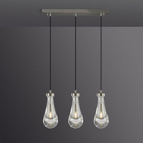 Raindrops Rectangular Chandelier 22" Cord