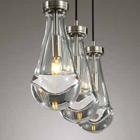 Raindrops Rectangular Chandelier 22" Cord