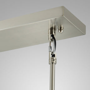 Raindrops Rectangular Chandelier 22" Rod